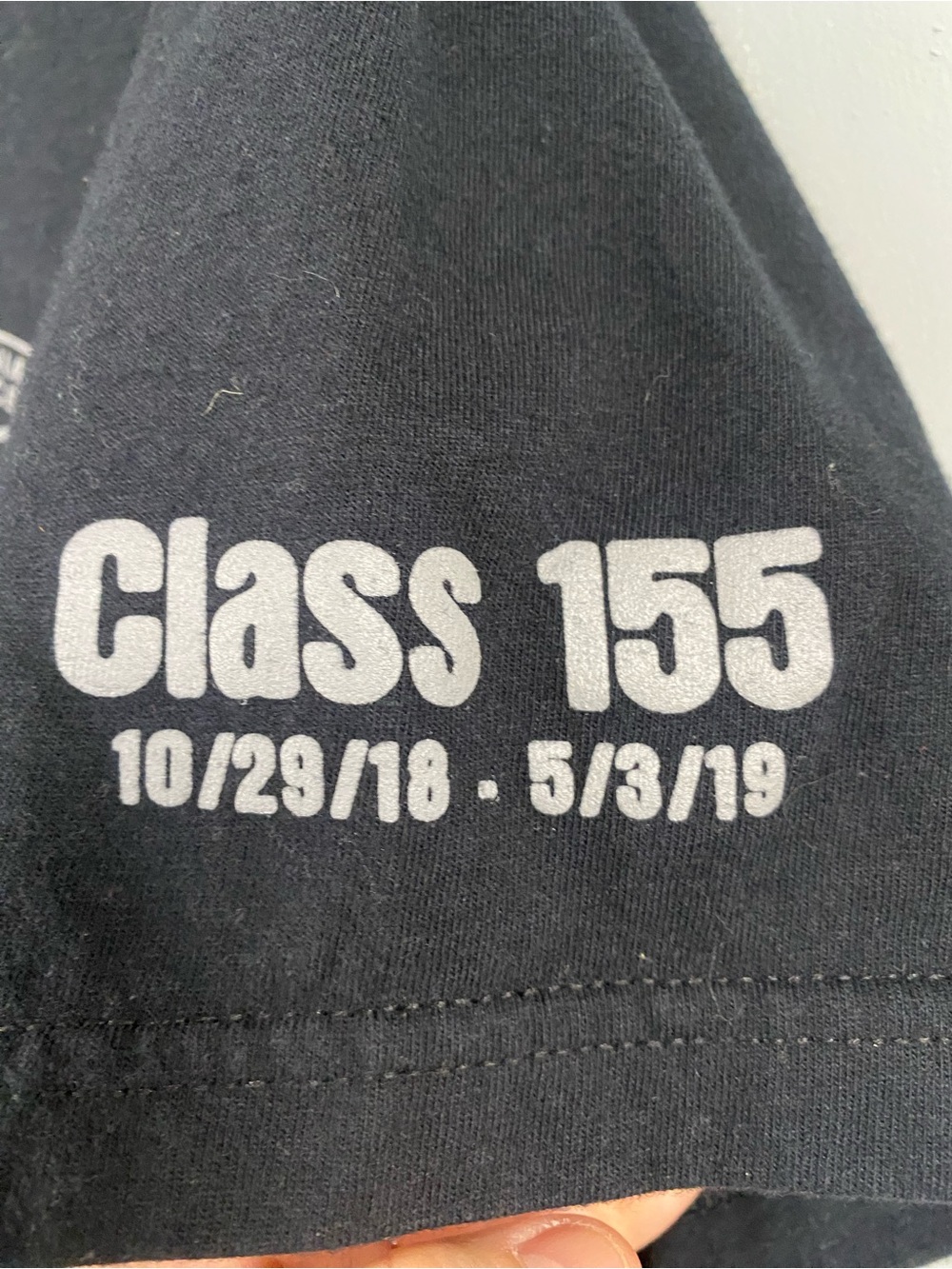 Pennsylvania State Police Trooper Class 155 Gilden T-Shirt Size Large Black - Picture 3 of 5